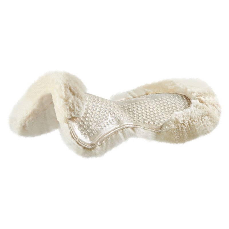 Acavallo Compensatore gel Massage rivestito in montone - Trasparente - colore montone Sheepskin  Natural