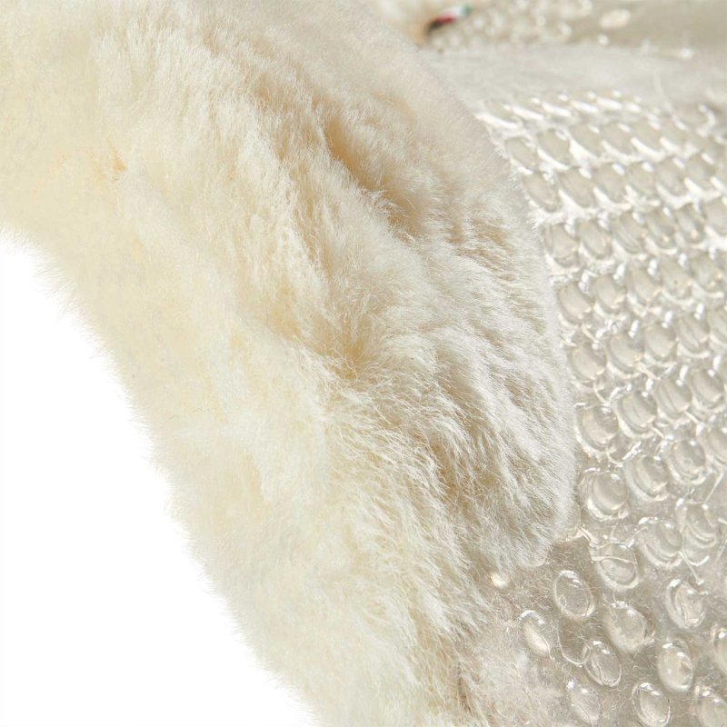 Acavallo Compensatore gel Massage rivestito in montone - Trasparente - colore montone Sheepskin  Natural