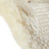 Acavallo Compensatore gel Massage rivestito in montone - Trasparente - colore montone Sheepskin  Natural