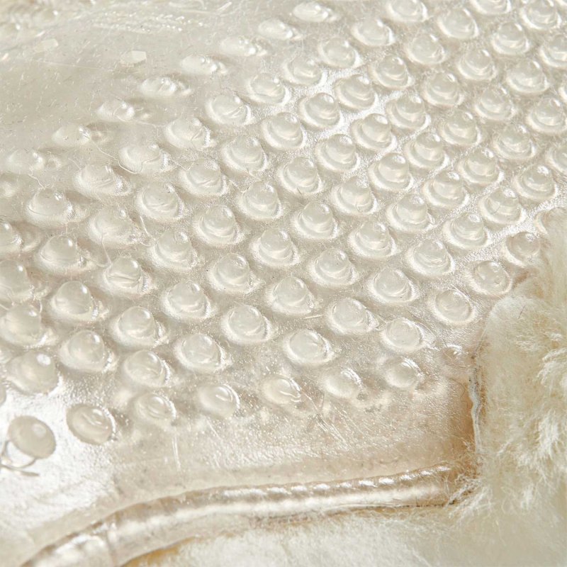 Acavallo Compensatore gel Massage rivestito in montone - Trasparente - colore montone Sheepskin  Natural