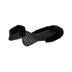 Acavallo Compensatore gel Respira con montone sagomato - Nero - colore montone Sheepskin  Black