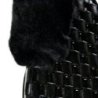 Acavallo Compensatore gel Respira con montone sagomato - Nero - colore montone Sheepskin  Black