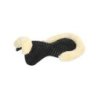 Acavallo Compensatore gel Respira con montone sagomato - Nero - colore montone Sheepskin  Natural
