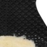 Acavallo Compensatore gel Respira con montone sagomato - Nero - colore montone Sheepskin  Natural