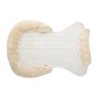 Acavallo Compensatore gel Respira con montone sagomato - Trasparente - colore montone Sheepskin  Natural