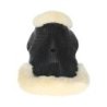 Acavallo Compensatore pony gel Classic con montone sagomato - Nero - colore montone Sheepskin  Natural