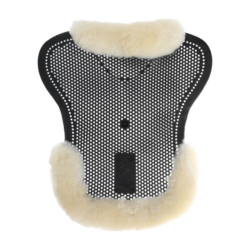 Acavallo Compensatore pony gel Classic con montone sagomato - Nero - colore montone Sheepskin  Natural