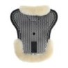 Acavallo Compensatore pony gel Classic con montone sagomato - Nero - colore montone Sheepskin  Natural