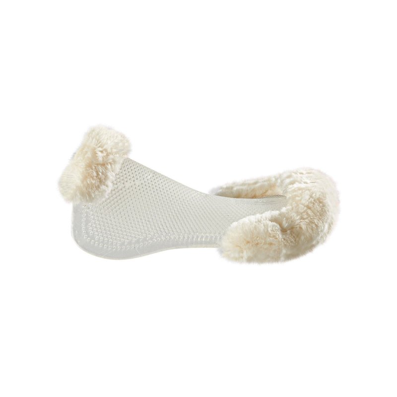 Acavallo Compensatore pony gel Classic con montone sagomato - Trasparente - colore montone Sheepskin  Natural
