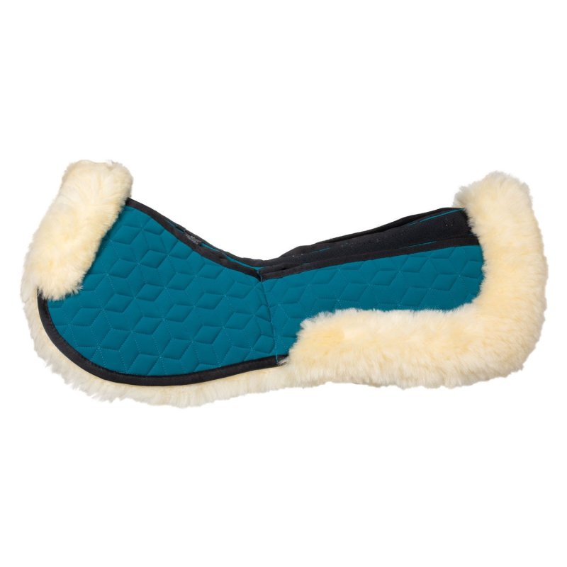 Equestro Compensatore elastan con tasche e montone - Petrolio/Naturale