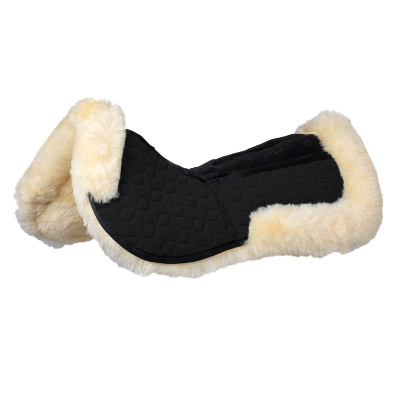 Equestro Compensatore elastan con tasche e montone - Nero/Naturale