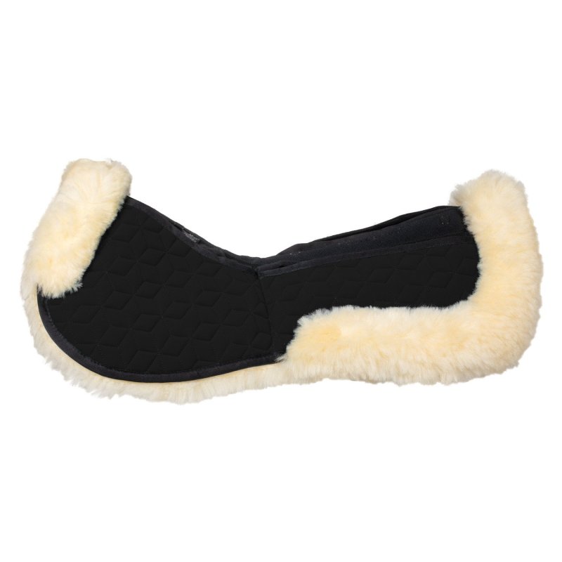 Equestro Compensatore elastan con tasche e montone - Nero/Naturale