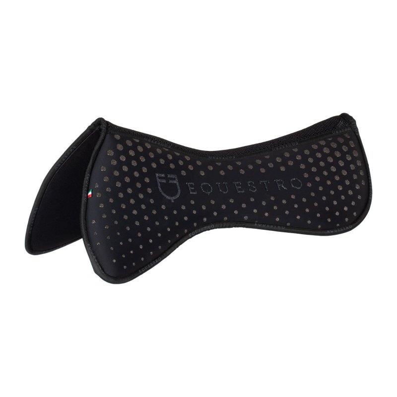 Equestro Compensatore Memory Foam con grip glitterato - Nero/Argento