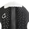 Equestro Compensatore sella ecowool traspirante con Grip - Nero