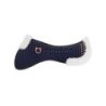 Equestro Compensatore sella ecowool traspirante con Grip - Blu navy