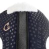 Equestro Compensatore sella ecowool traspirante con Grip - Blu navy