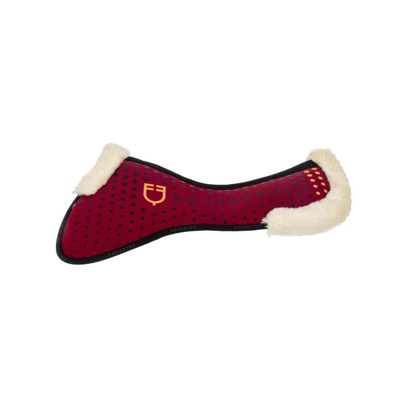 Equestro Compensatore Memory Foam con grip e lana sintetica - Vinaccia