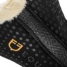 Equestro Compensatore Memory Foam con grip e lana sintetica - Nero