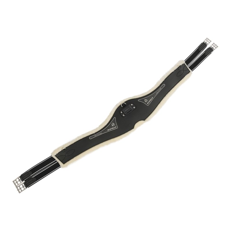 Acavallo Sottopancia salto Gel Classic con montone sintetico removibile - Nero