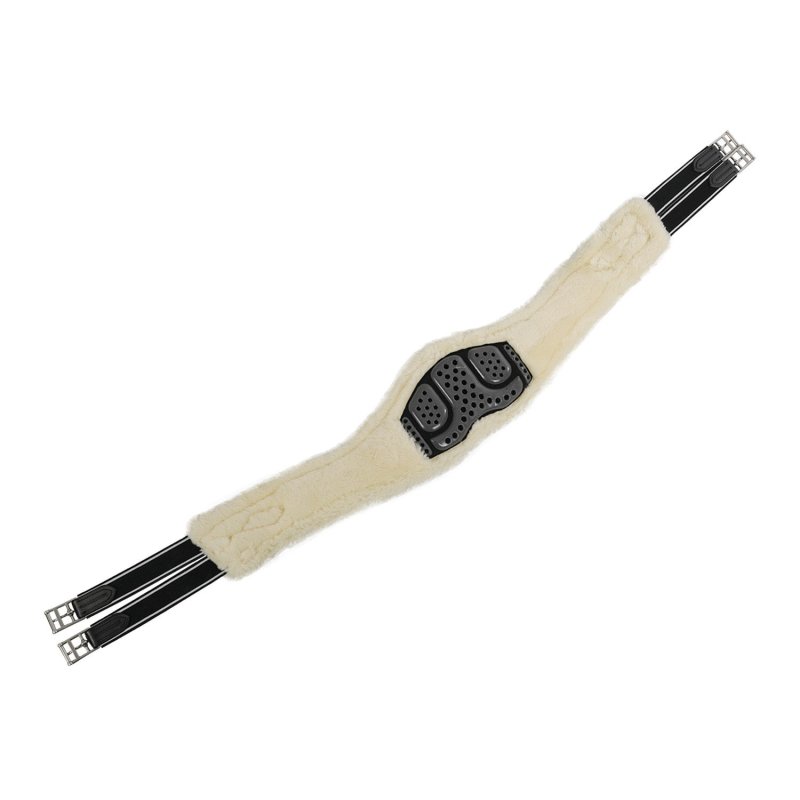Acavallo Sottopancia salto Gel Classic con montone sintetico removibile - Nero