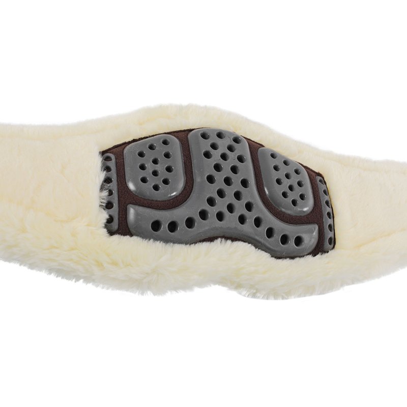 Acavallo Sottopancia salto Gel Classic con montone sintetico removibile - Testa di moro