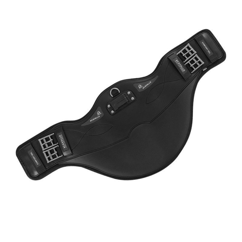 Acavallo Sottopancia corto da completo Gel Classic in PVC Nero