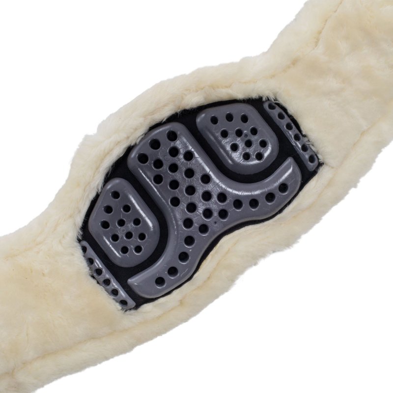 Acavallo Sottopancia dressage Gel Classic e montone sintetico - Testa di moro
