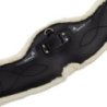 Acavallo Sottopancia dressage Gel Classic e montone sintetico - Nero