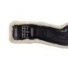 Acavallo Sottopancia dressage Gel Classic e montone sintetico - Nero