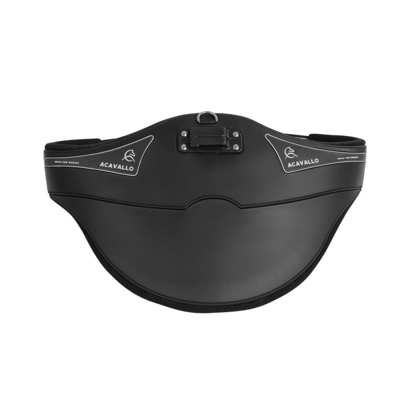Acavallo Sottopancia salto Gel Classic con pararamponi - Nero