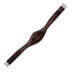 Acavallo Sottopancia salto anatomico in cuoio AC9430 - Testa di moro