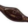 Acavallo Sottopancia salto anatomico in cuoio AC9430 - Testa di moro