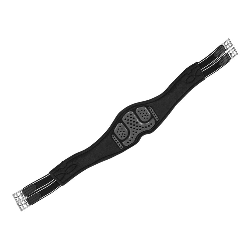 Acavallo Sottopancia salto in gel e PVC - Nero
