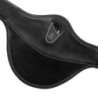 Acavallo Sottopancia salto in pelle e gel con pararamponi Nero