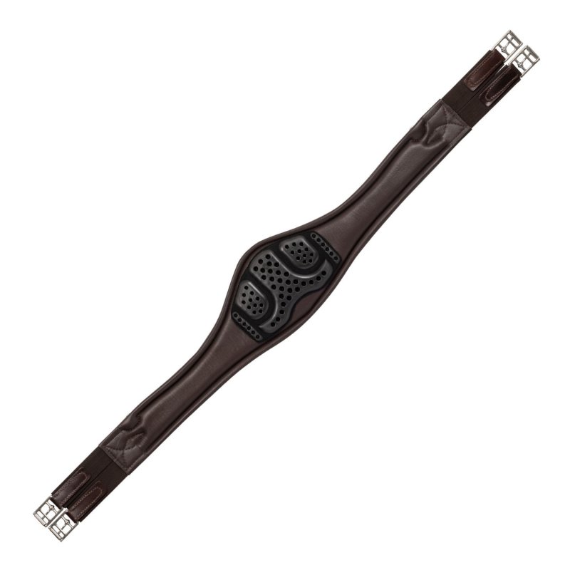 Acavallo Sottopancia salto anatomico in pelle AC9410 - Testa di moro