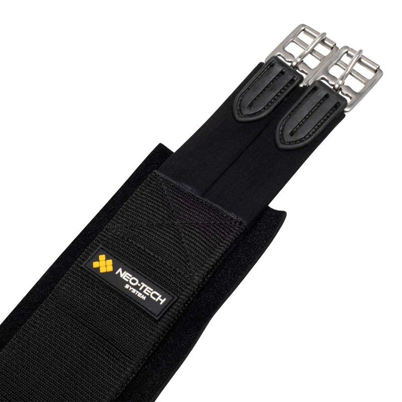 Equestro Sottopancia da salto in neoprene Soft Touch Nero