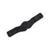 Equestro Sottopancia dressage in cuoio con logo inciso Nero