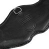 Equestro Sottopancia dressage in cuoio con logo inciso Nero