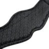Equestro Sottopancia dressage in cuoio con logo inciso Nero