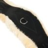 Equestro Sottopancia in cuoio da dressage Nero