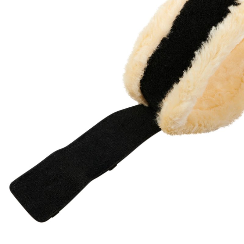 Equestro Sottopancia in cuoio da dressage Nero