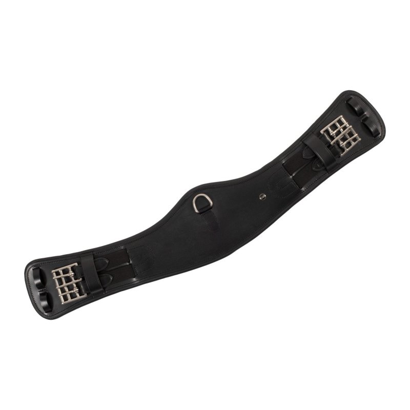 Supreme Sottopancia dressage sagomato in cuoio Nero