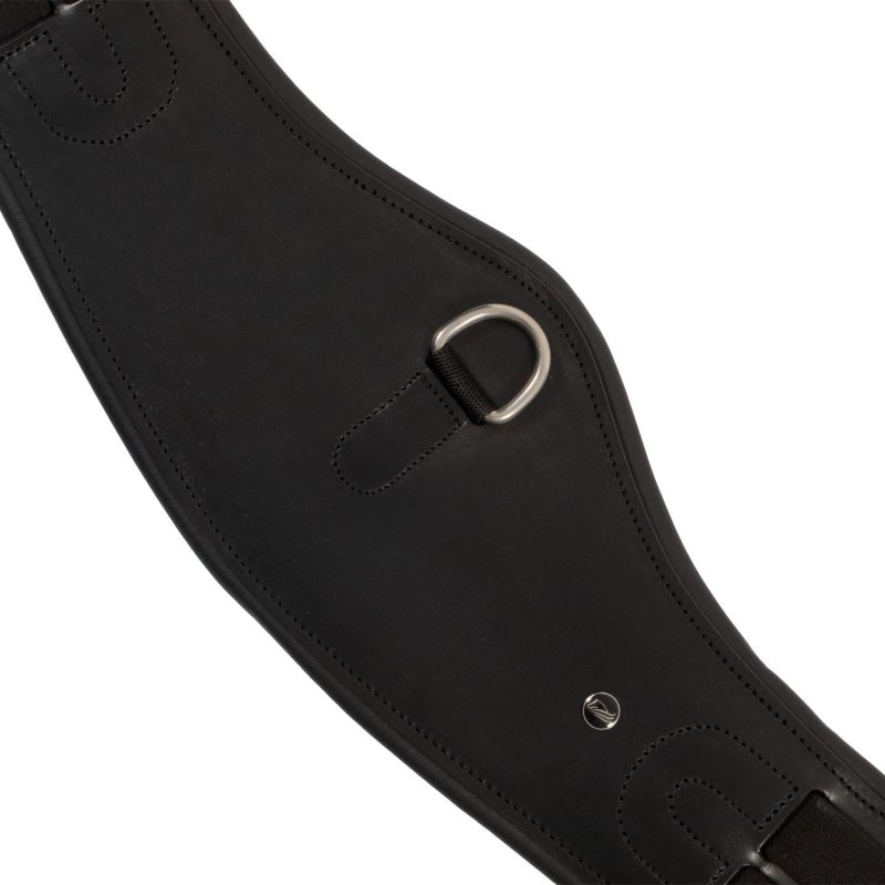 Supreme Sottopancia dressage sagomato in cuoio Nero