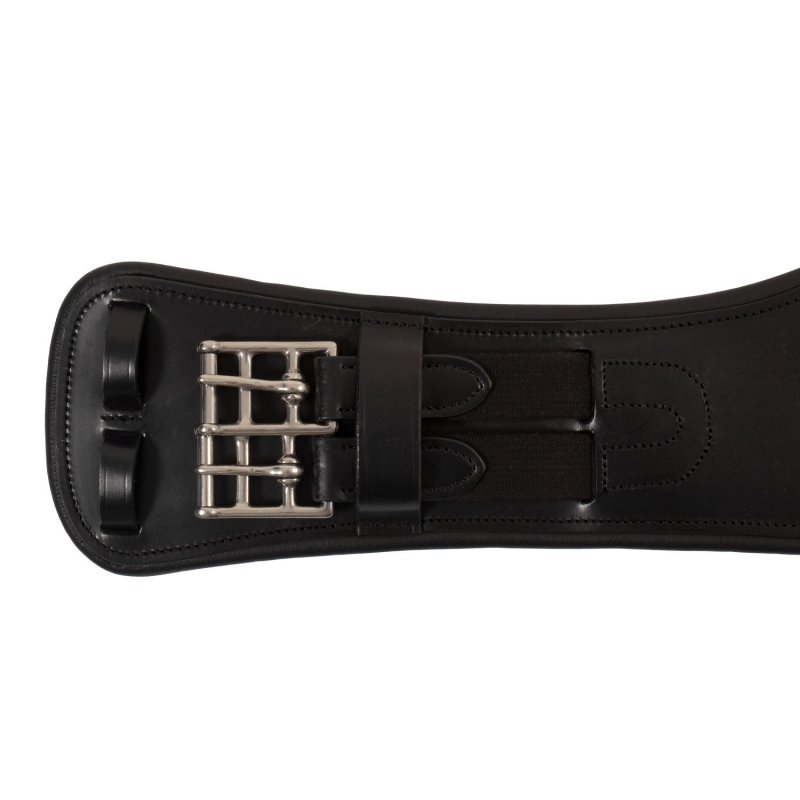 Supreme Sottopancia dressage sagomato in cuoio Nero