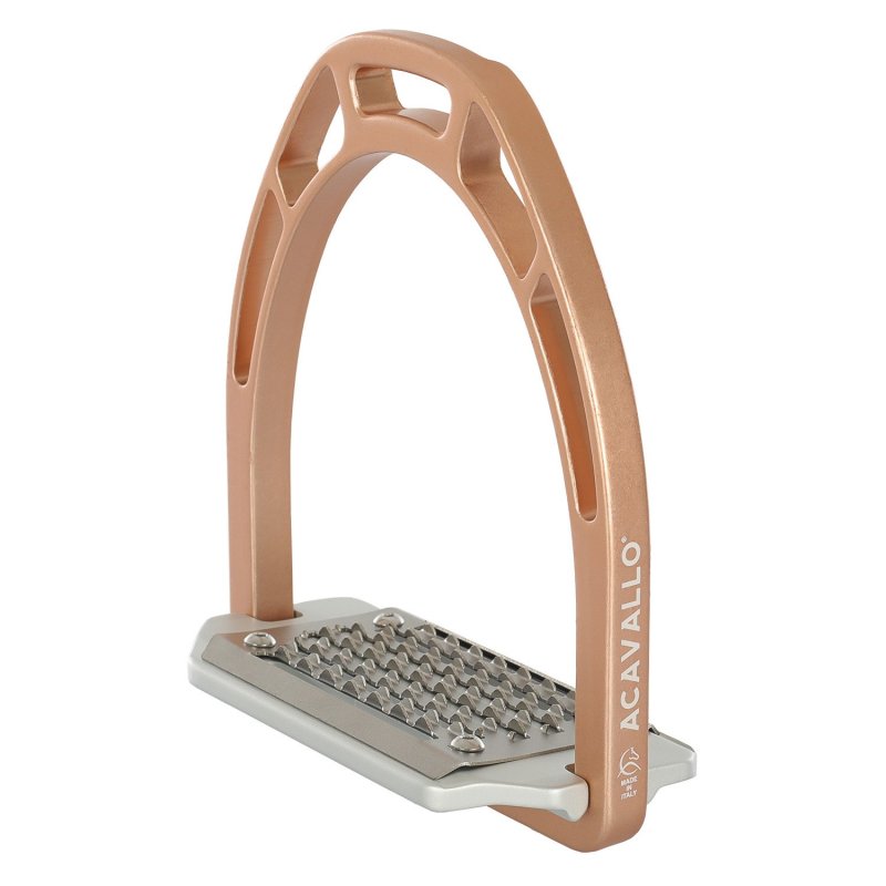 Acavallo Staffe Arco Evolution AluPro - Oro rosa
