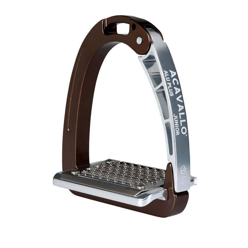 Acavallo Staffe Arena Aluplus Junior - Marrone