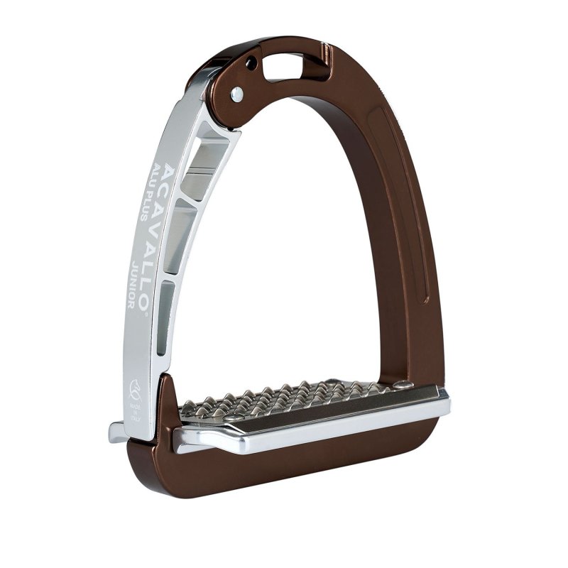 Acavallo Staffe Arena Aluplus Junior - Marrone