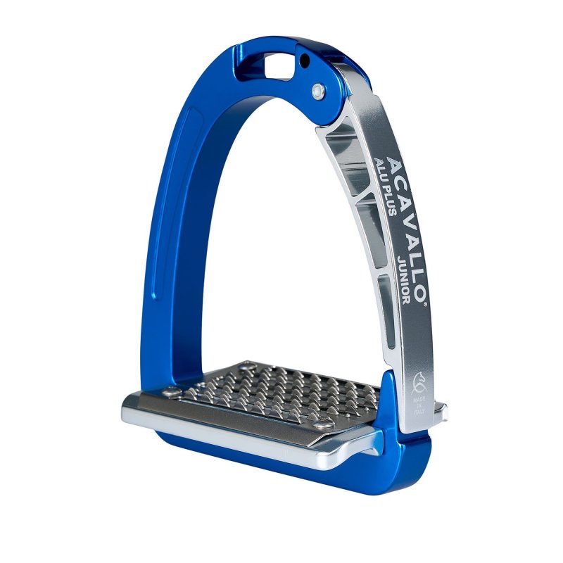 Acavallo Staffe Arena Aluplus Junior - Blu
