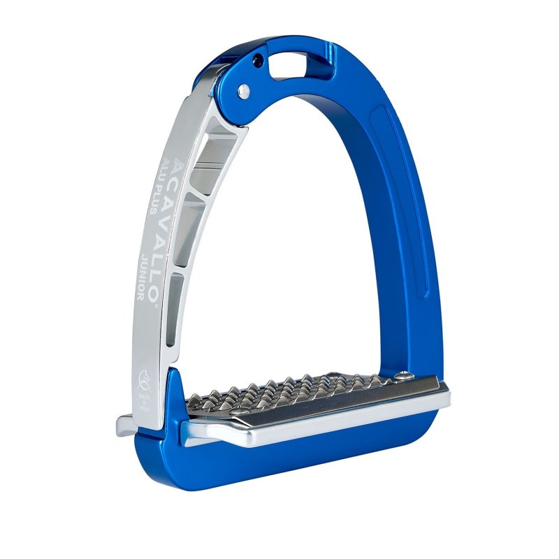 Acavallo Staffe Arena Aluplus Junior - Blu