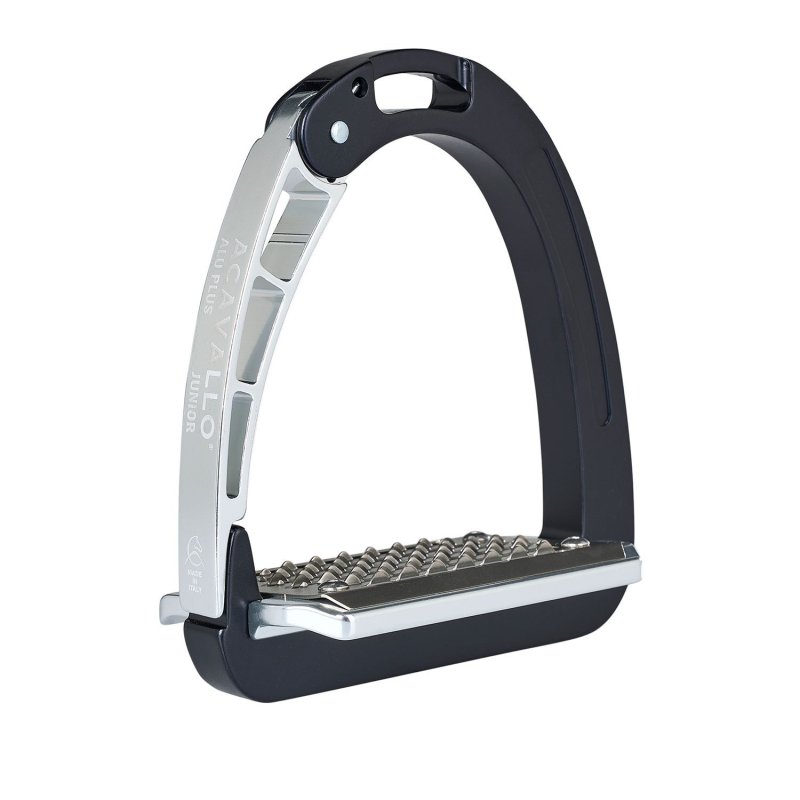 Acavallo Staffe Arena Aluplus Junior - Nero
